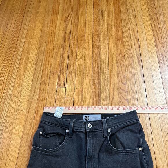 Levis Jeans Womens 30 Black Silvertab Mom High Rise Denim Stretch - Picture 8 of 11